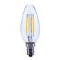 LED Light Bulbs, C Type, Soft White, 4.5W, 2/Pkg