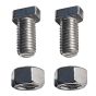 T Bolt and Nut Set, Stainless Steel, 1/2 x 1-in