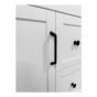 Meuble-lavabo Makala, 30,25" x 21,25" x 35,75", fini blanc mat