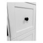 Meuble-lavabo Makala, 30,25" x 21,25" x 35,75", fini blanc mat