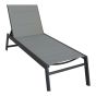 Padded Lounger - Grey