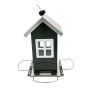 Mangeoire à oiseaux, métal et plastique, 4,7" x 4,7" x 3,5"
