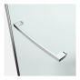 Porte de douche coulissante Inspiration, 48", verre clair, cadre chrome