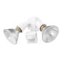 Motion-Activated Security Light – 2 Lamps – Matte White