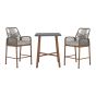 Sygno 3-Piece Bistro Set - Bar-Height - 29.9" Table - Beige