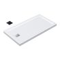 Base de douche Sedna, profil bas, 60" x 32" x 3", acrylique blanc