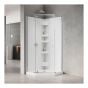 Calliope Shower Kit – 3-Piece Neo-Angle – 36" x 36" – Chrome
