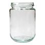 Short Round Glass Jars - 70 mm TW - 12 x 375ml