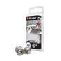Nylon Lock Nuts - 3/8" - Stainless Steel - 3/Pkg