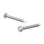 Hex Head TEK Screws - #12 x 1 1/4" - Zinc-Plated - 6/Pkg
