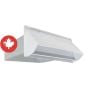 Wall Exhaust Hood - White - 10" x 3 1/4"