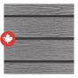 CanExel Vstyle Siding - 12" x 12' - Granite