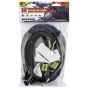 Corde élastique industrielle, noir, 36", 4/pqt