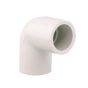 Coude S40 en PVC, 1 1/4", blanc