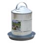 Fontaine à double paroi pour volaille, 2 gal
