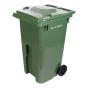 Bac sur roues à prise européenne, 240 l, vert