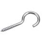 Crochet à visser tirefond, 3.3 mm x 1 7/8"