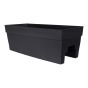 Harmony Rail Planter - 27" - Black