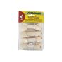 Knotted Bone - White - 4/Pkg - 4 - 4 1/2"