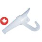 Spout For Bucket - Rotating - Nylon - White - 7/16" x 3 1/2"