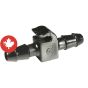 Connector lead flat hook BLK 5/16 in