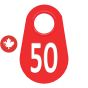 Étiquette d'identification pour le cou #50