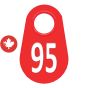 Étiquette d'identification pour le cou #95