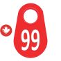 Étiquette d'identification pour le cou #99