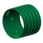 Exterior Drainage Coupler - 6" - Green