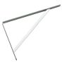 Heavy-Duty Shelf Bracket - White - 22" x 14 1/4" x 1 1/5"