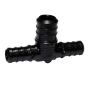 Poly Alloy PEX"T" Fitting - 1/2" x 1/2" x 3/4" - Black