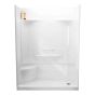 Essence Shower - 59 3/4″ x 30" - Acrylic - White - Right Drain