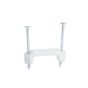Agrafes de câble en plastique polyéthylène blanc,  3/4", blanc, 15/pqt