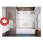 Essence Tub Shower - 60" x 30" - Acrylic - White - Left Drain
