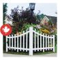Fence Decor - White - 2/Pcs - 47" x 37.75"