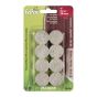 PRO-TEC Self-Adhesive Round Medium Felt Pads - Beige - 1" - 16/Pkg