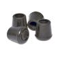 Rubber leg tip - Black - 5/8" - 4/Pkg