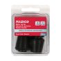 Rubber leg tip - Black - 5/8" - 4/Pkg