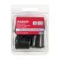 Rubber leg tip - Black - 7/8" - 4/Pkg