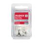 Nail-On Glides with Polypropylene Base - White - 5/8" - 4/Pkg