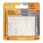 PRO-TEC PVC Round Bumper Pads - Clear - 3/4 in x 2.2 mm - 6/Pkg