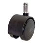 Dual-Wheel Furniture Caster - With Friction Grip Stem - 2"