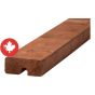 Moulure du dessus en bois traité brun, 2" x 4" x 8'