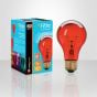 Ampoule fête, incandescente, A19, 60 W, rouge