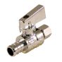 Straight ball valve