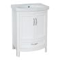 Vanity and Sink - Bellina - White - 2 Doors/1 Drawer - 24" x 34"