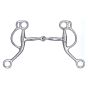 "D"-shaped training snaffle bit