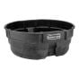 Bac de pâturage pour bétail RUBBERMAID, noir, 1 135,5 l, 69" x 63"
