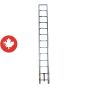Échelle télescopique en aluminium aéronautique, 32" à 12,5'