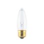 Ampoule incandescente, B11, chandelier, blanc doux, 60 W, 2/pqt
